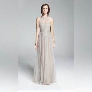 Amsale Women's Cream Maxi Dress